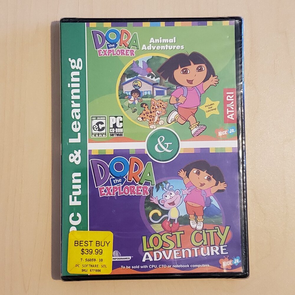 Atari Dora The Explorer Animal Adventure & Lost City Adventure - 2 Pack PC Game